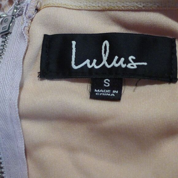 Lulu's Adorn Lavender Lace Strapless Midi Dress - S - Picture 7 of 9